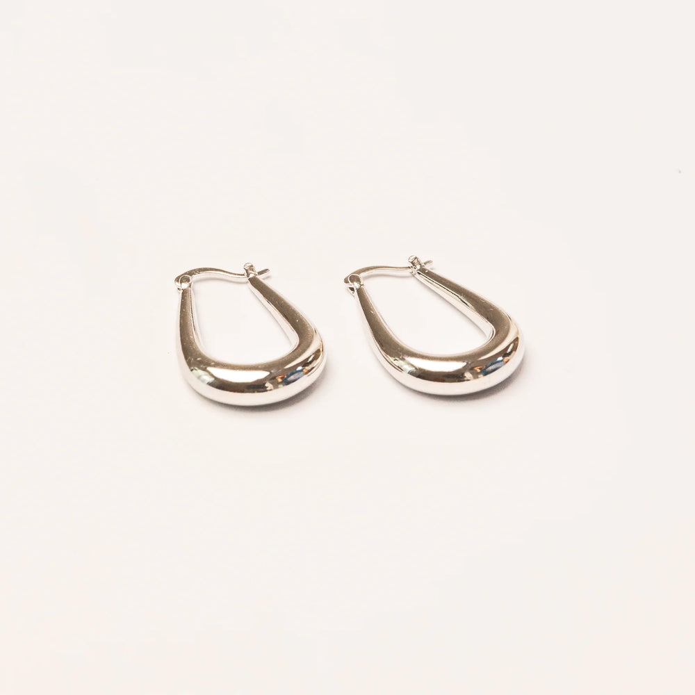We Are Emte- Angelic Hoops in Silver