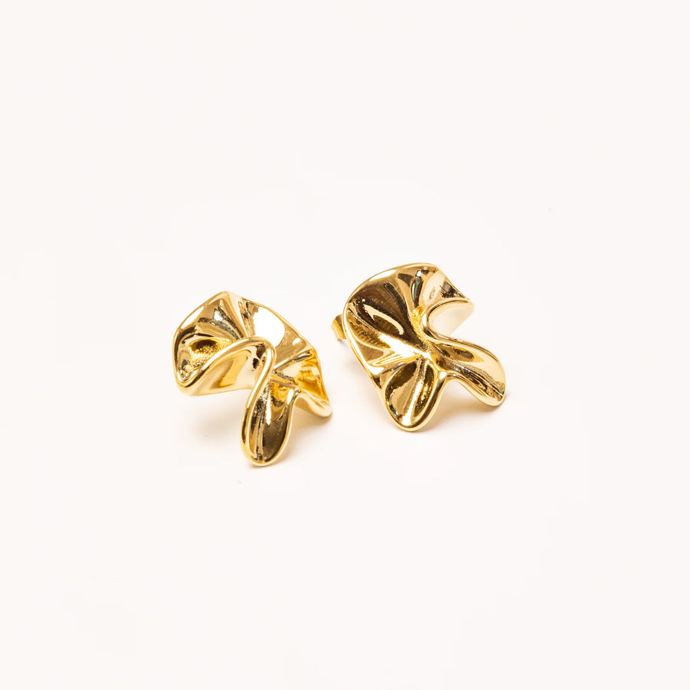 We Are Emte- Rider Earrings in Gold