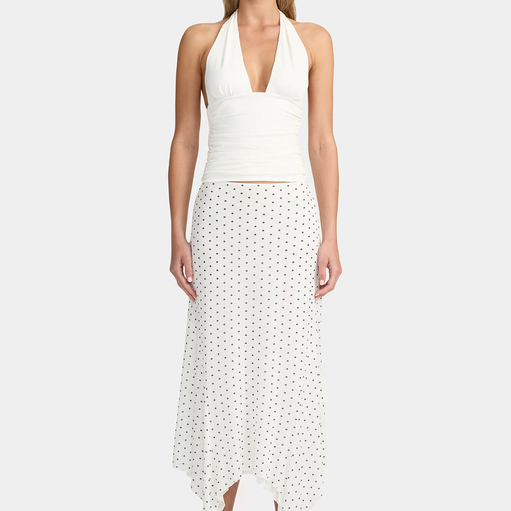 
                      
                        Ownley - Kimmy Jersey Skirt in Polka Print
                      
                    