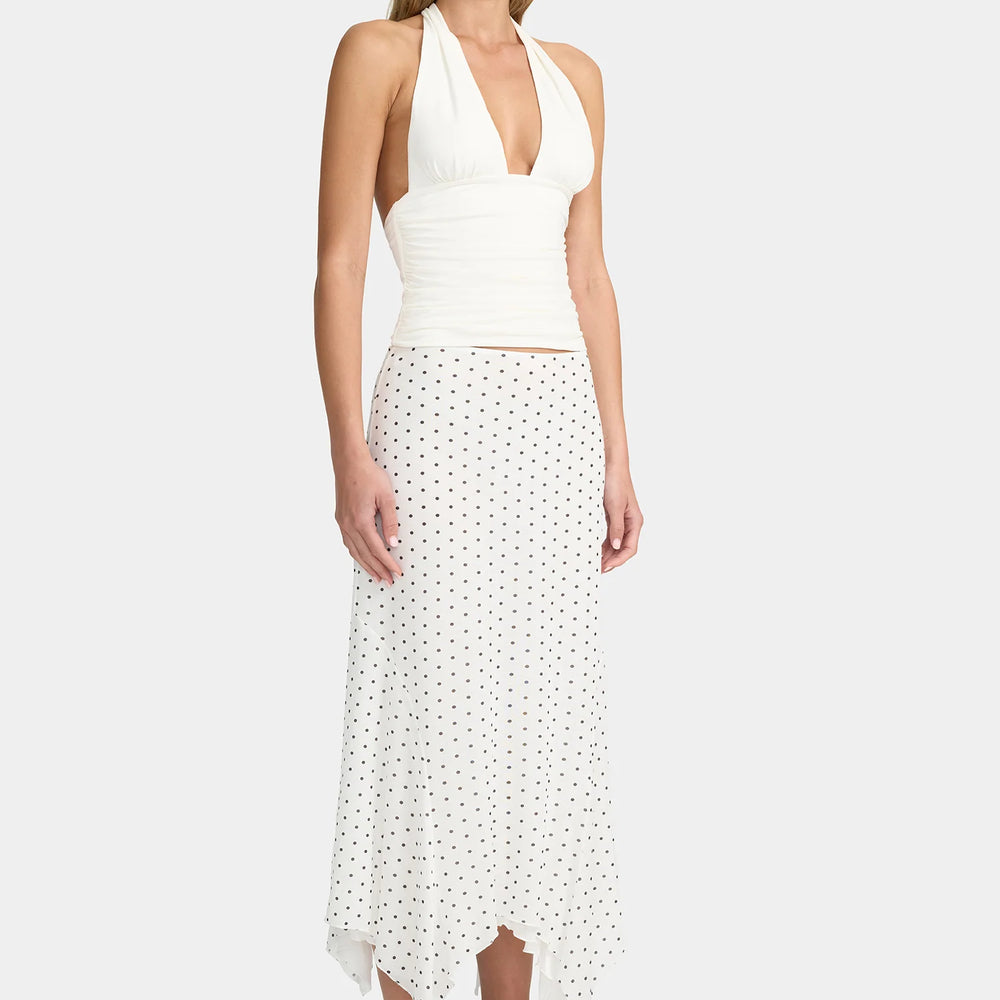 
                      
                        Ownley - Kimmy Jersey Skirt in Polka Print
                      
                    