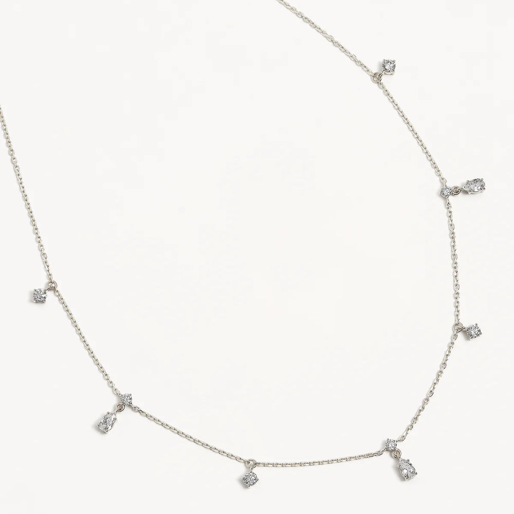 By Charlotte -  No Rain, No Flowers Choker Necklace in Silver