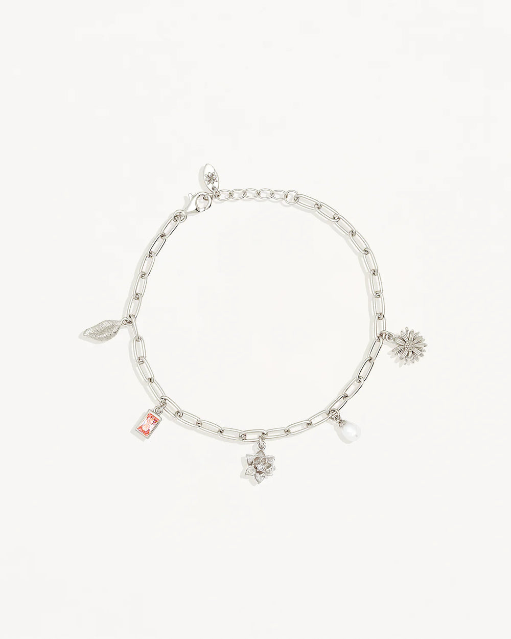 By Charlotte  - Bloom With Grace Bracelet in Silver