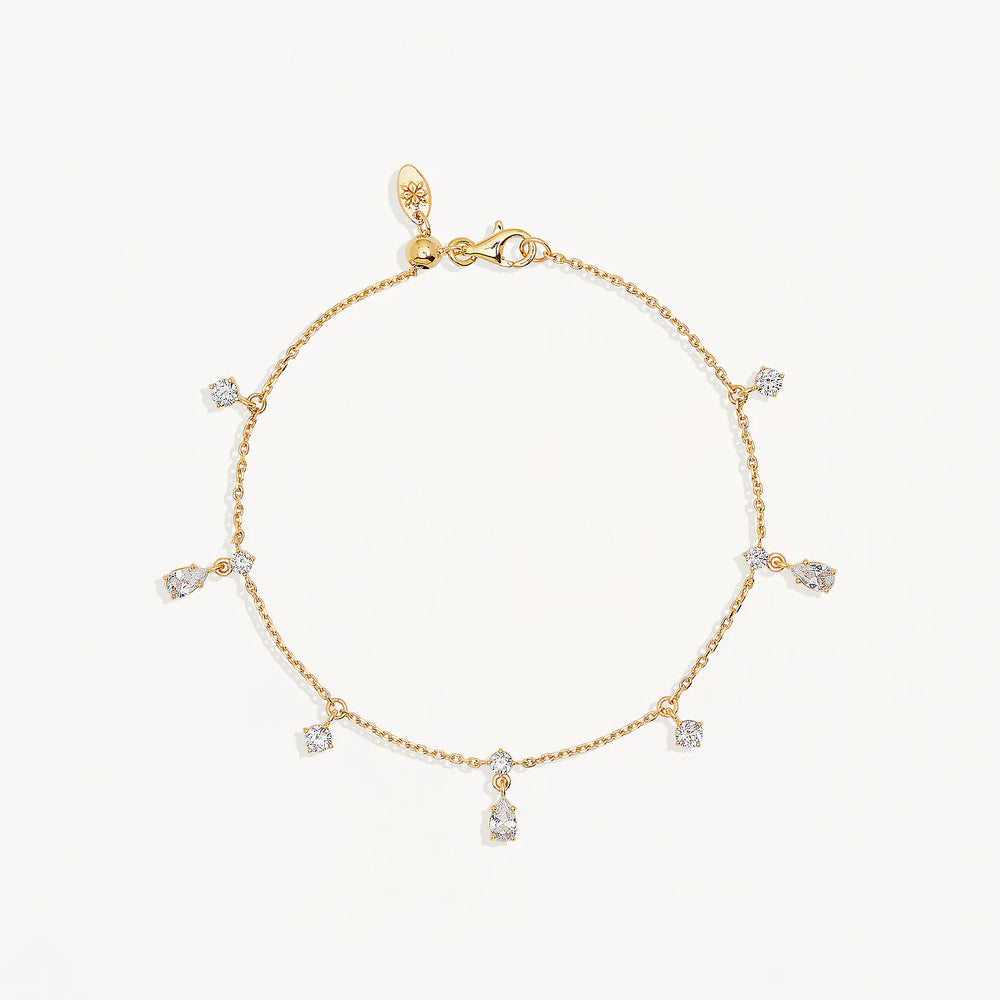 By Charlotte  - No Rain, No Flowers Bracelet in Gold