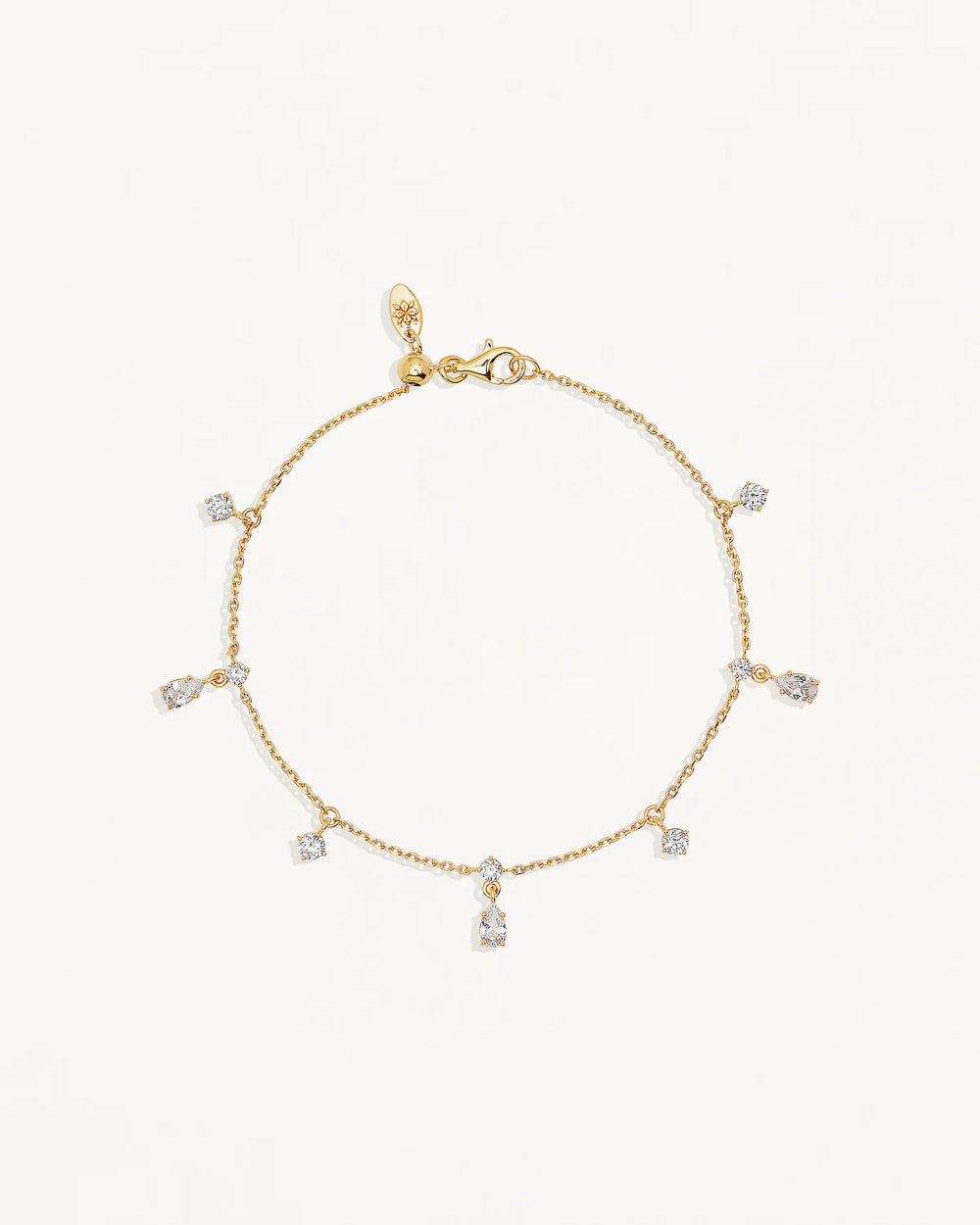 By Charlotte  - No Rain, No Flowers Bracelet in Gold