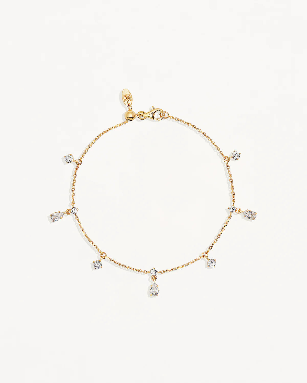 By Charlotte  - No Rain, No Flowers Bracelet in Gold