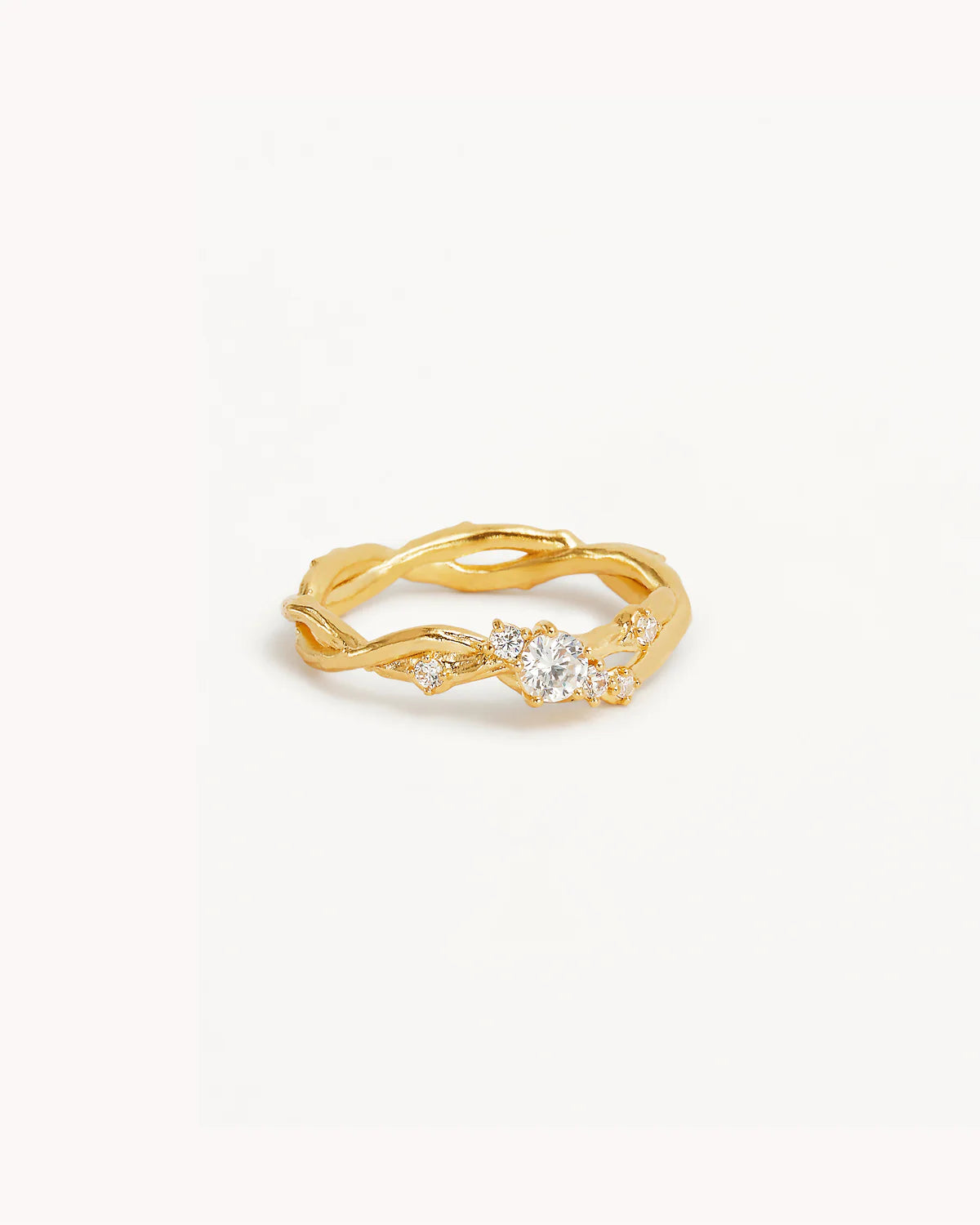 By Charlotte - No Rain, No Flowers Ring in Gold