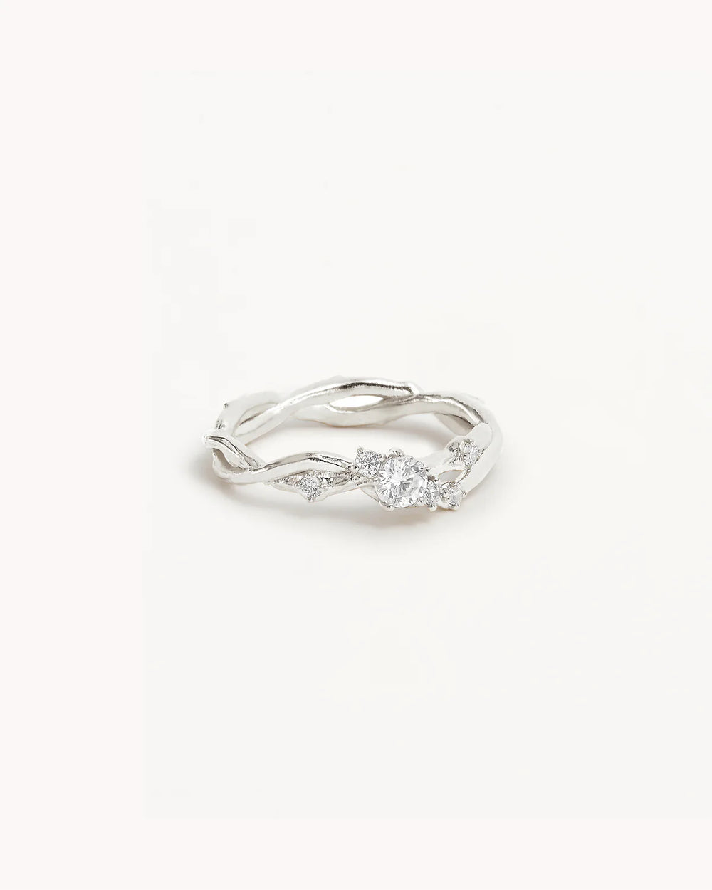 By Charlotte - No Rain, No Flowers Ring in Silver
