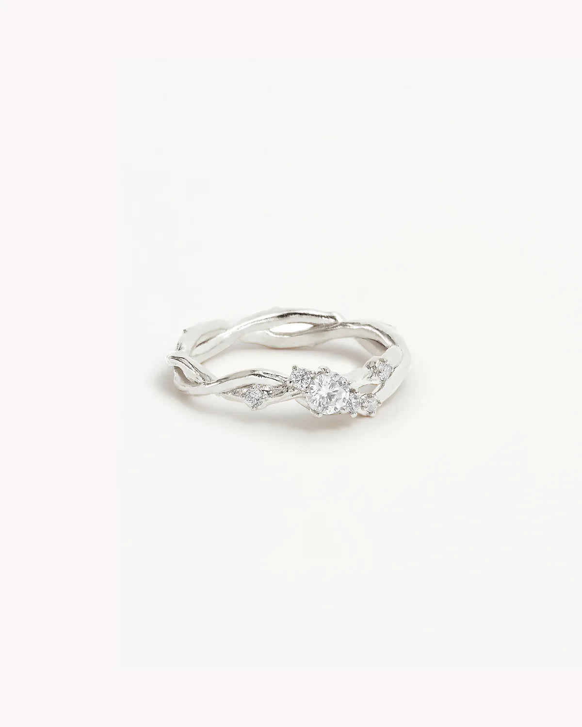 By Charlotte - No Rain, No Flowers Ring in Silver