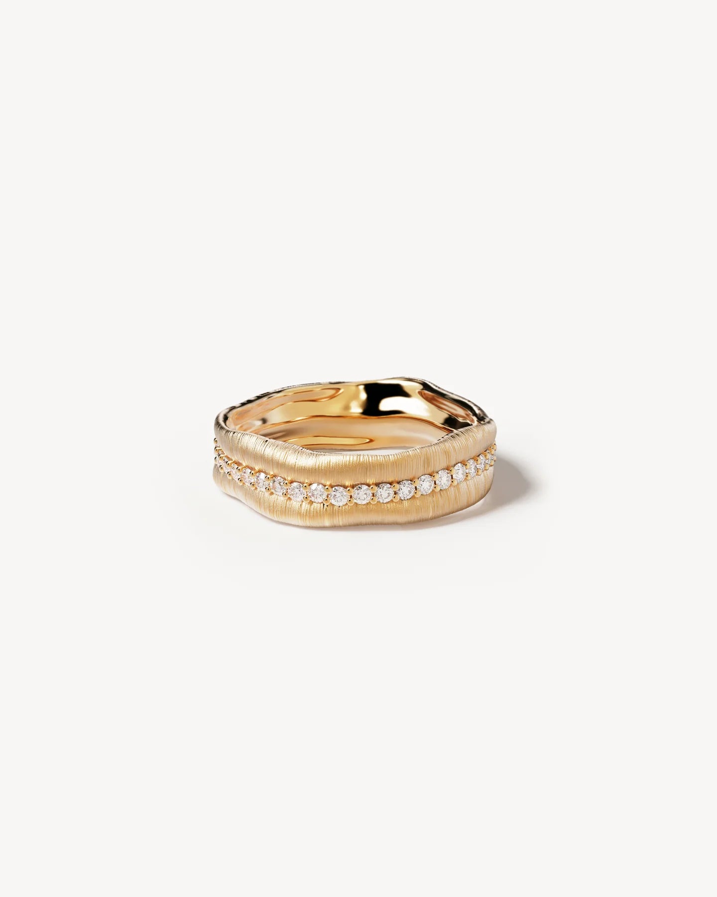 By Charlotte - Begin Again Band Ring in Gold