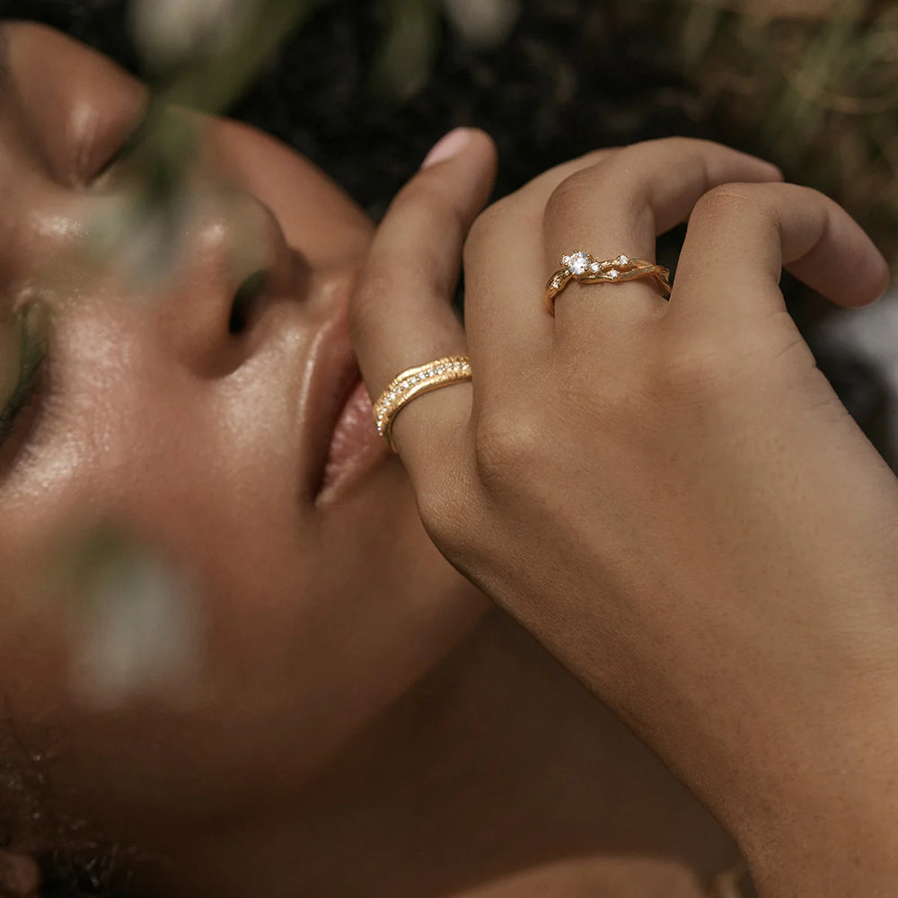 
                      
                        By Charlotte - Begin Again Band Ring in Gold
                      
                    