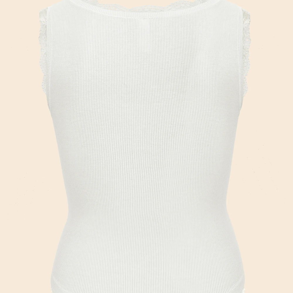 
                      
                        Jaymes - Comfort Lace Tank in Milk
                      
                    