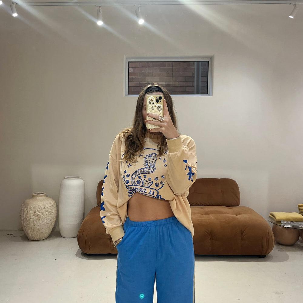 By Frankie - La Sirena Blue Pant Set