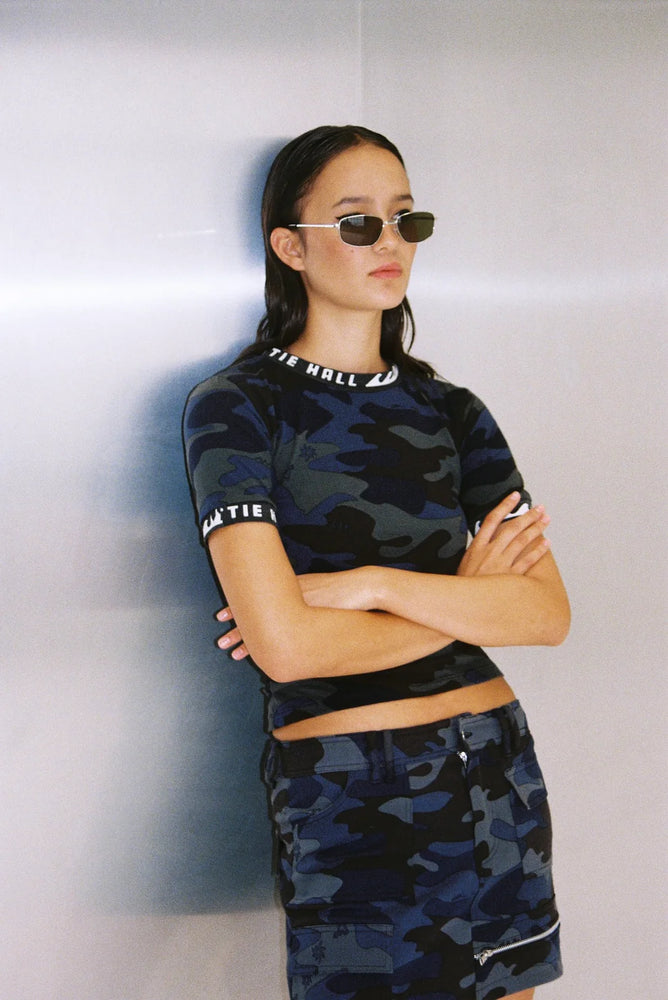 
                      
                        Lottie Hall - Camo Retro Tee
                      
                    
