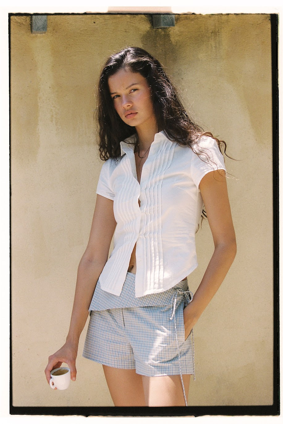 JUNI - Madison Short in Blue Check