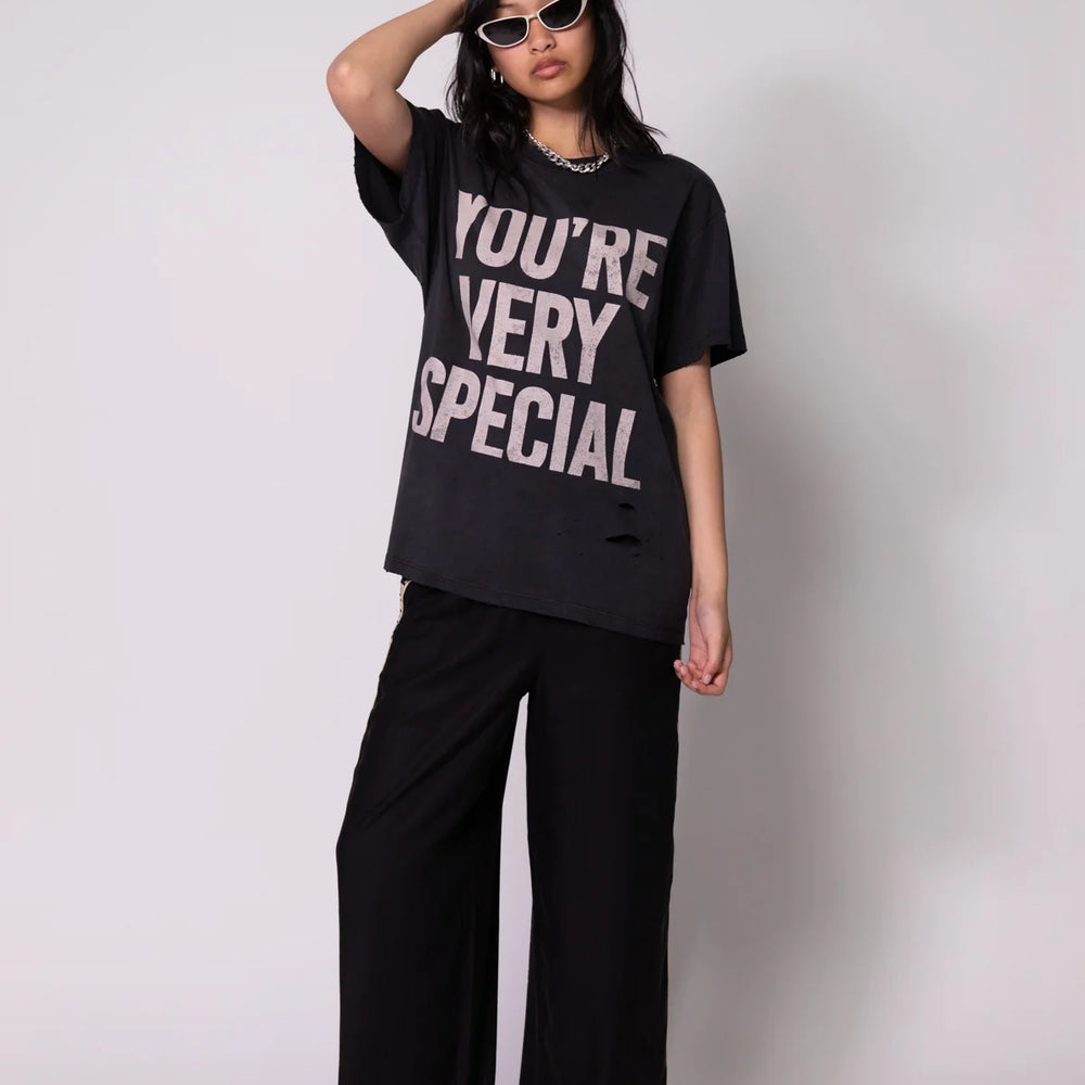 
                      
                        Something Very Special - Trashed Tee in Vintage Black
                      
                    