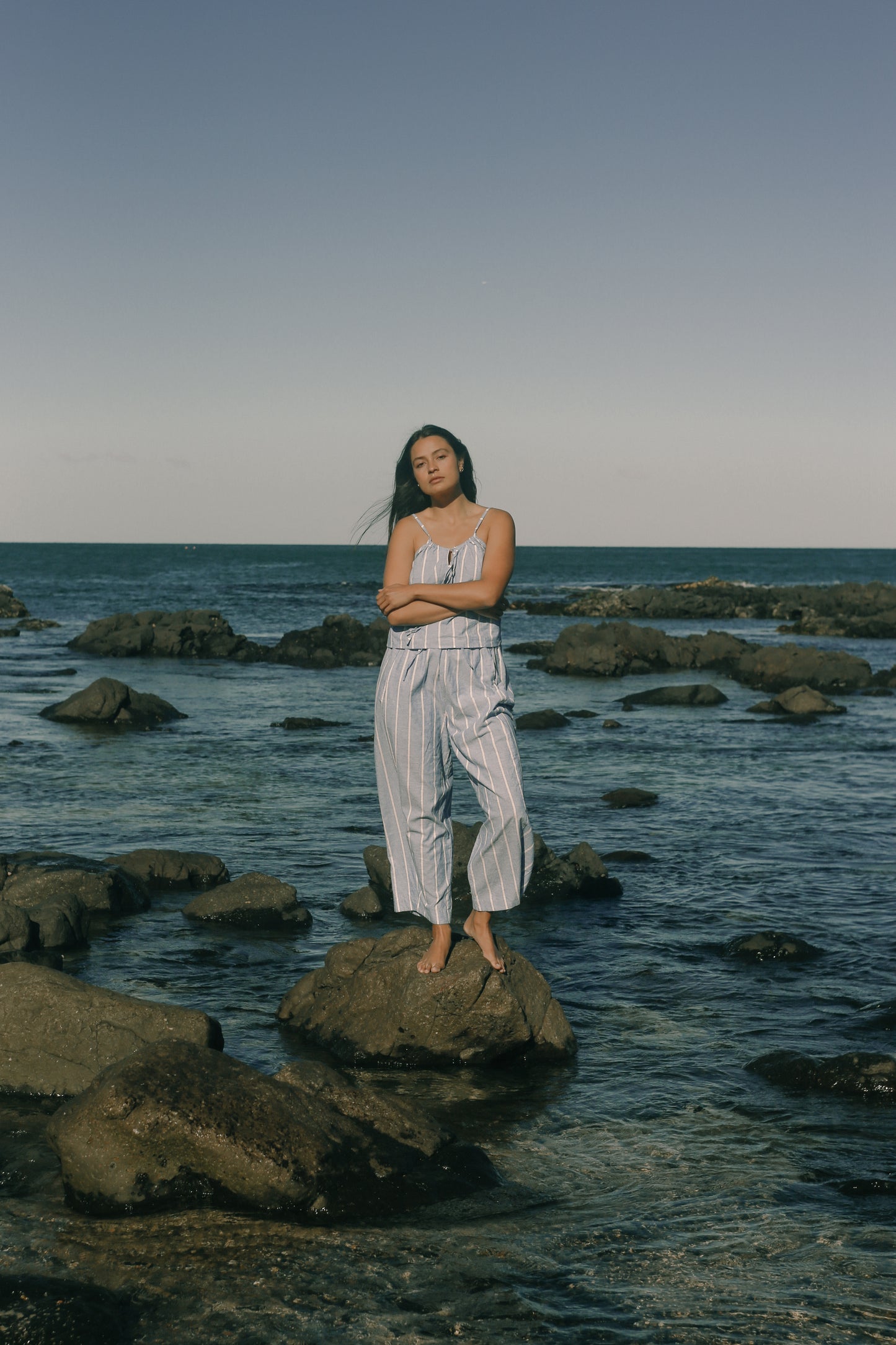 Bare Road -Sienna Balloon Pant in Sailor Stripe