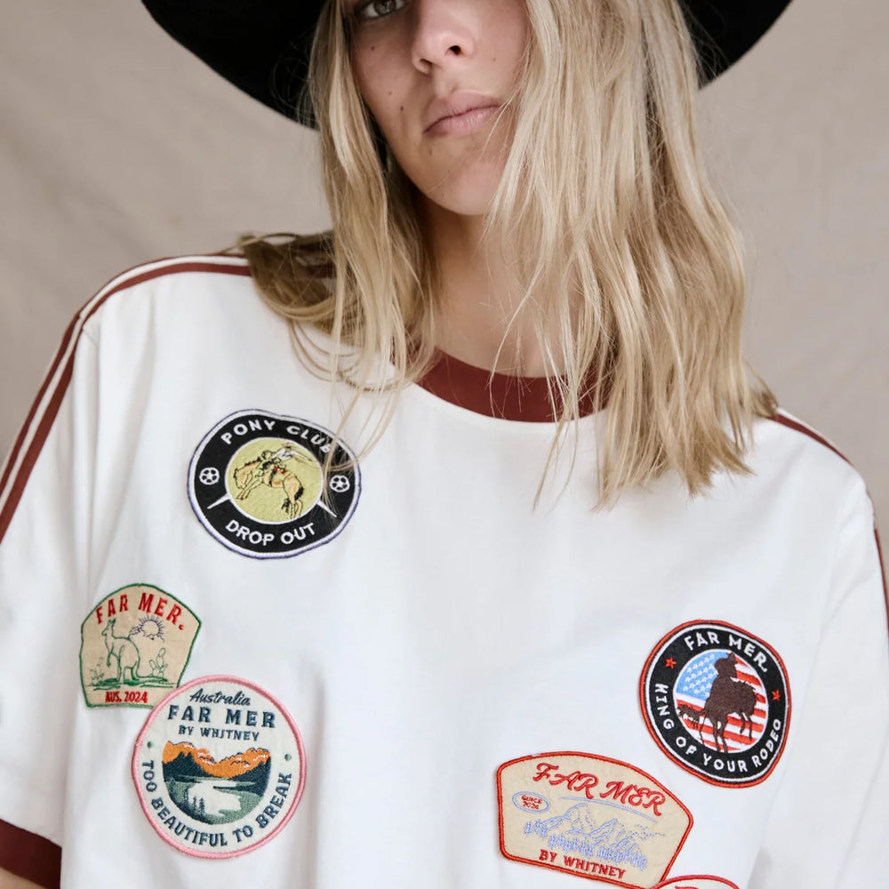 Far Mer by Whitney - Patches Tee