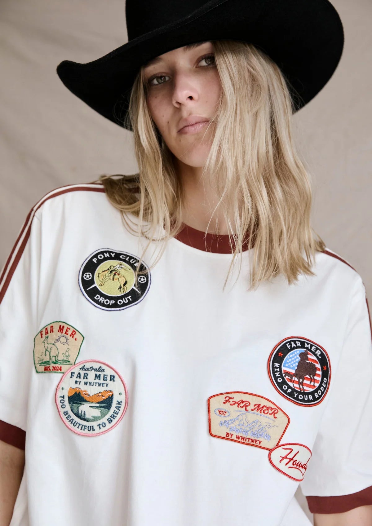 Far Mer by Whitney - Patches Tee