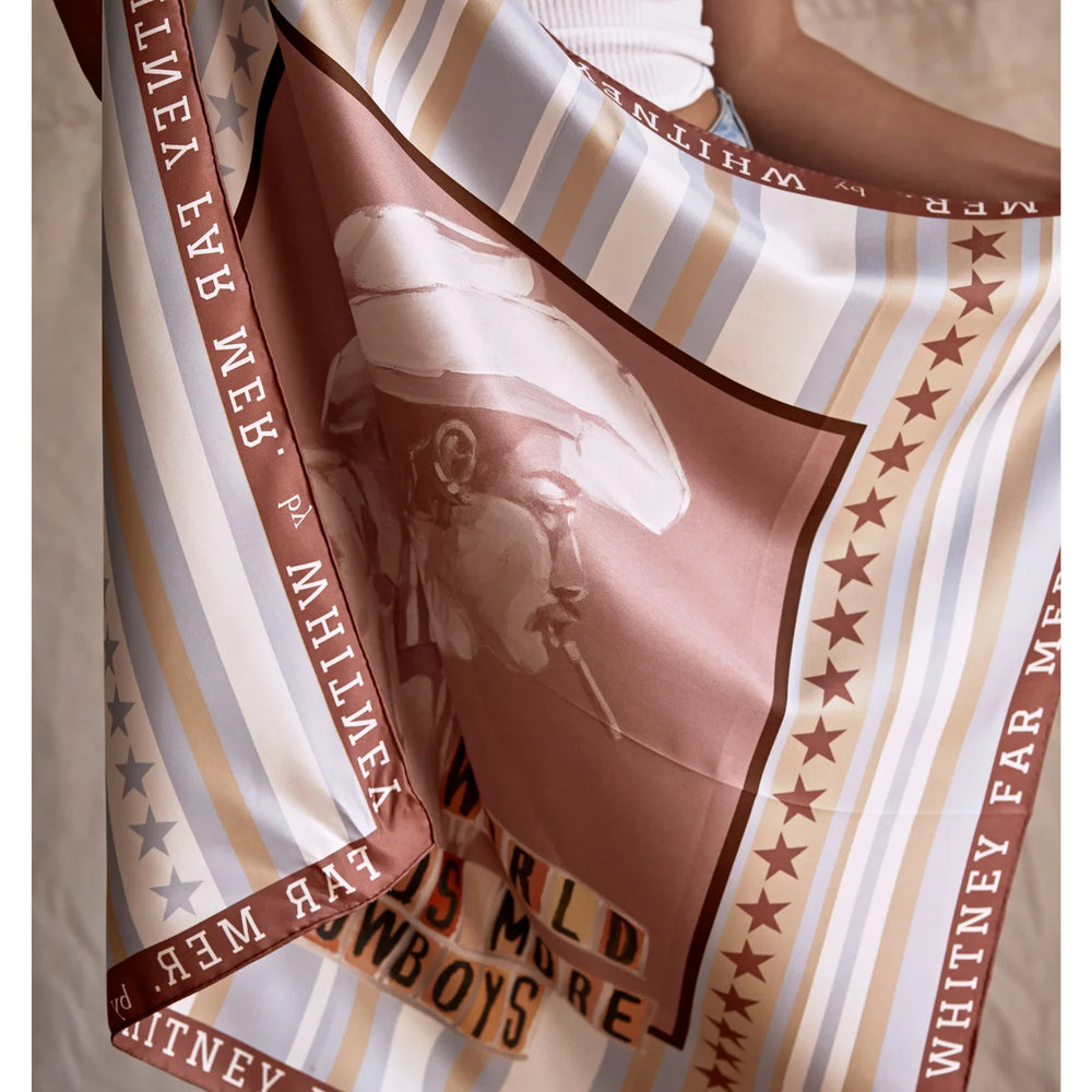 Far Mer by Whitney - Stars & Stripes Silk Scarf