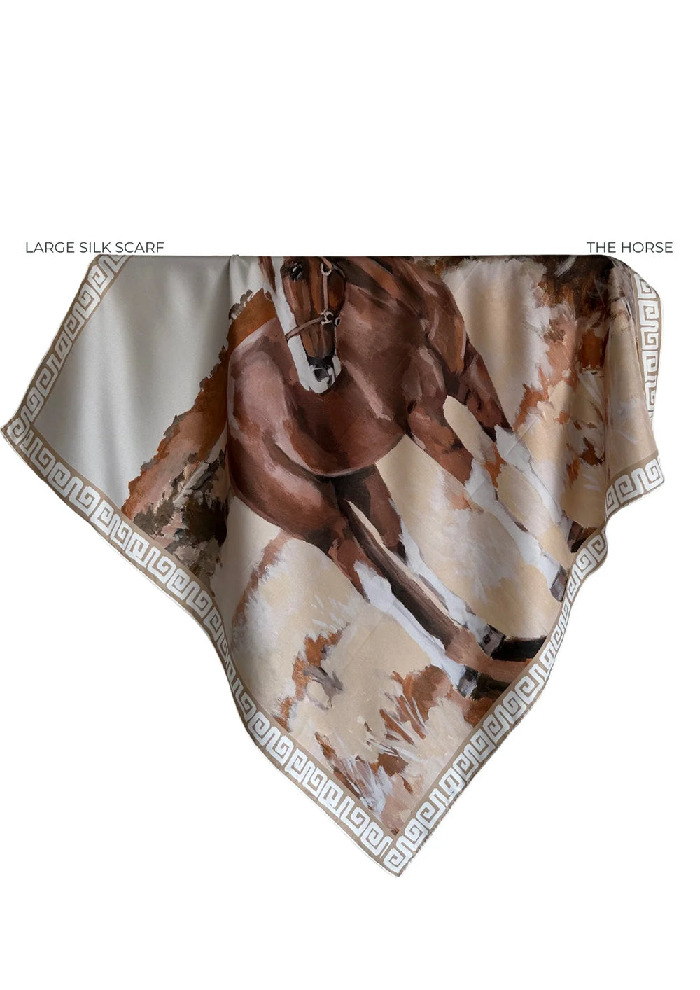 Far Mer by Whitney - The Horse Silk Scarf