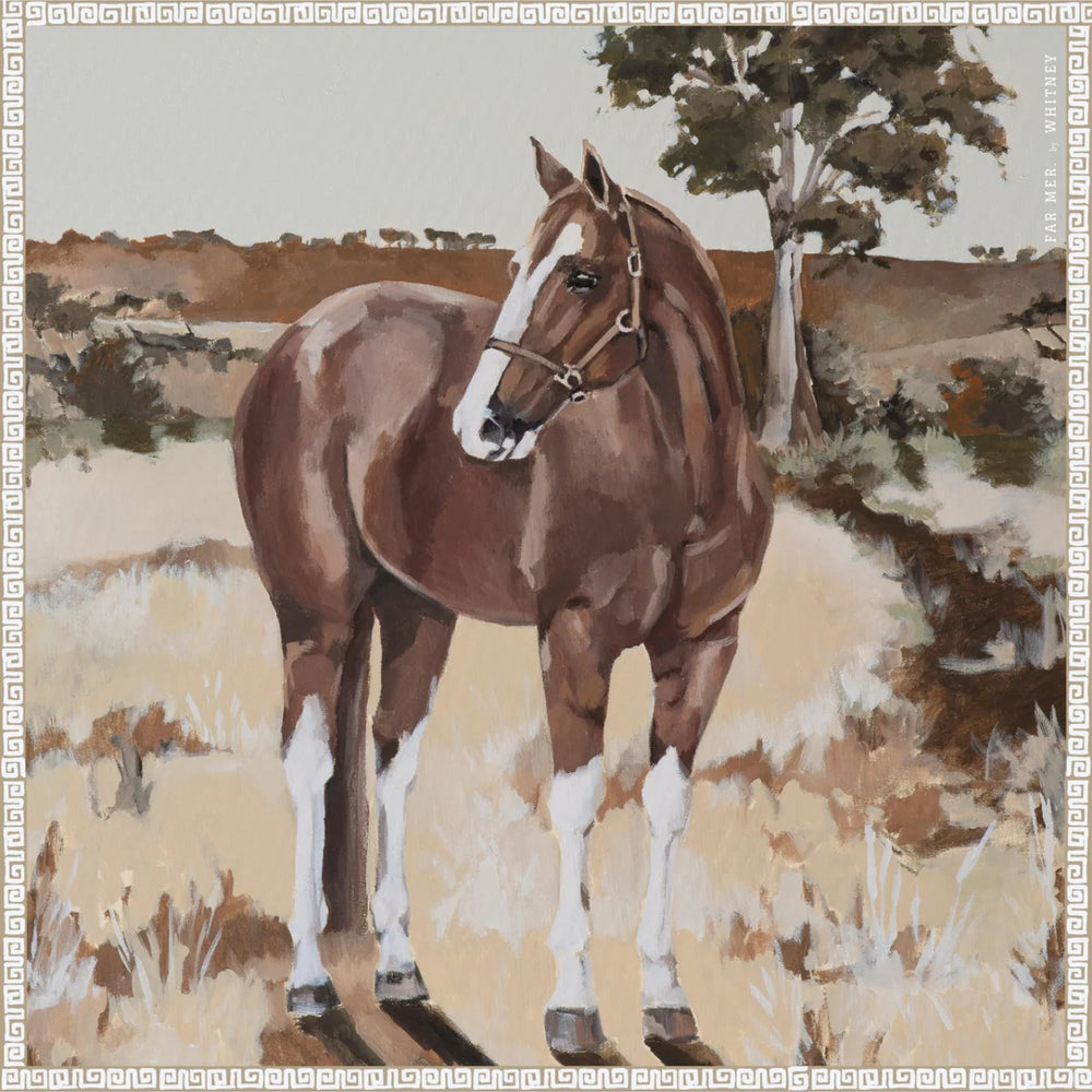 
                      
                        Far Mer by Whitney - The Horse Silk Scarf
                      
                    