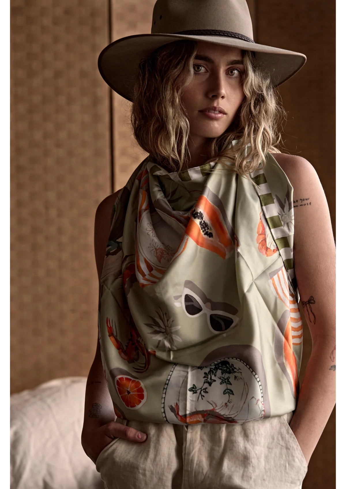 Far Mer by Whitney - Scent of Summer Silk Scarf