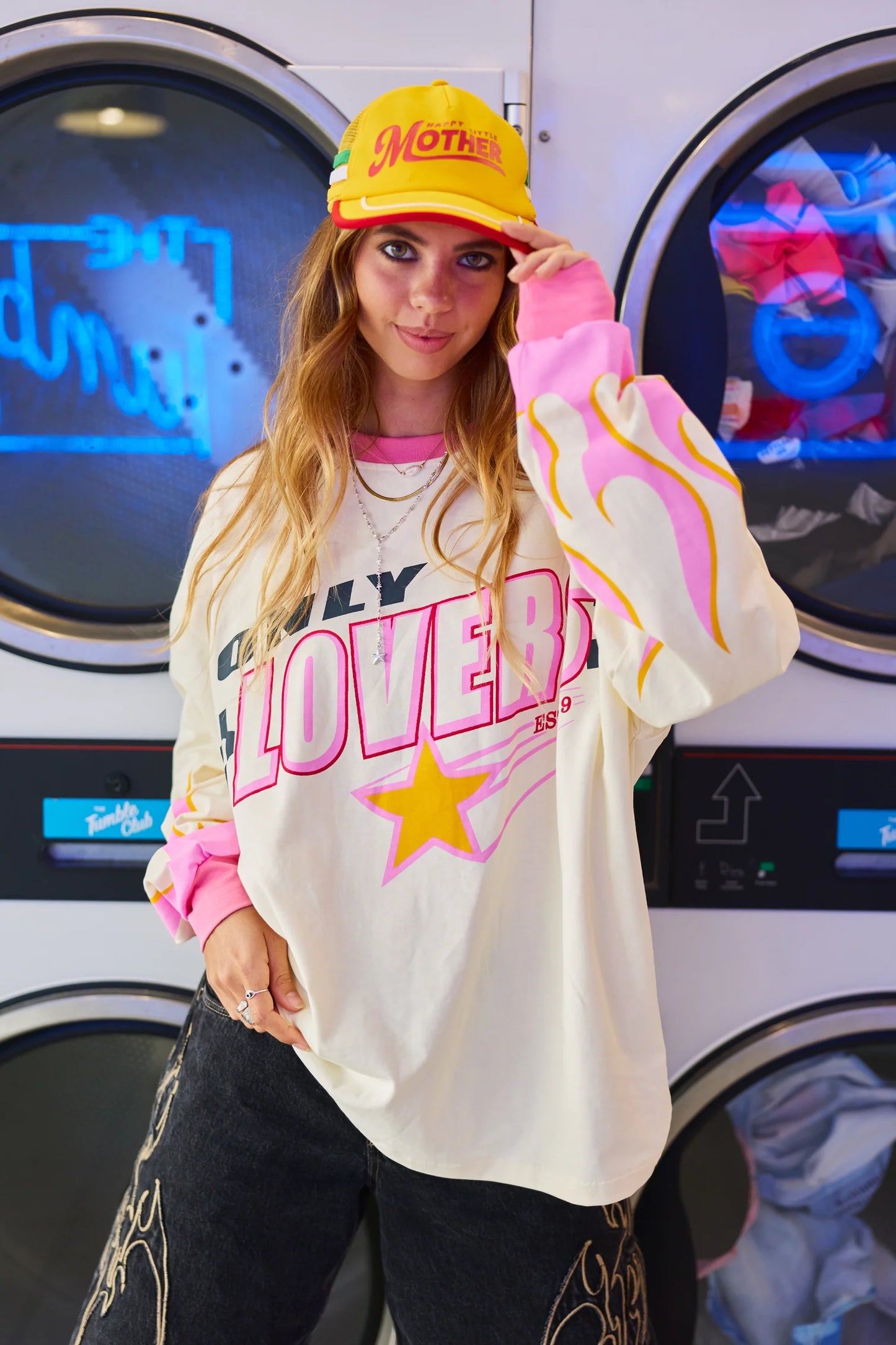 Only Lovers Left - Moto Jersey in Cream