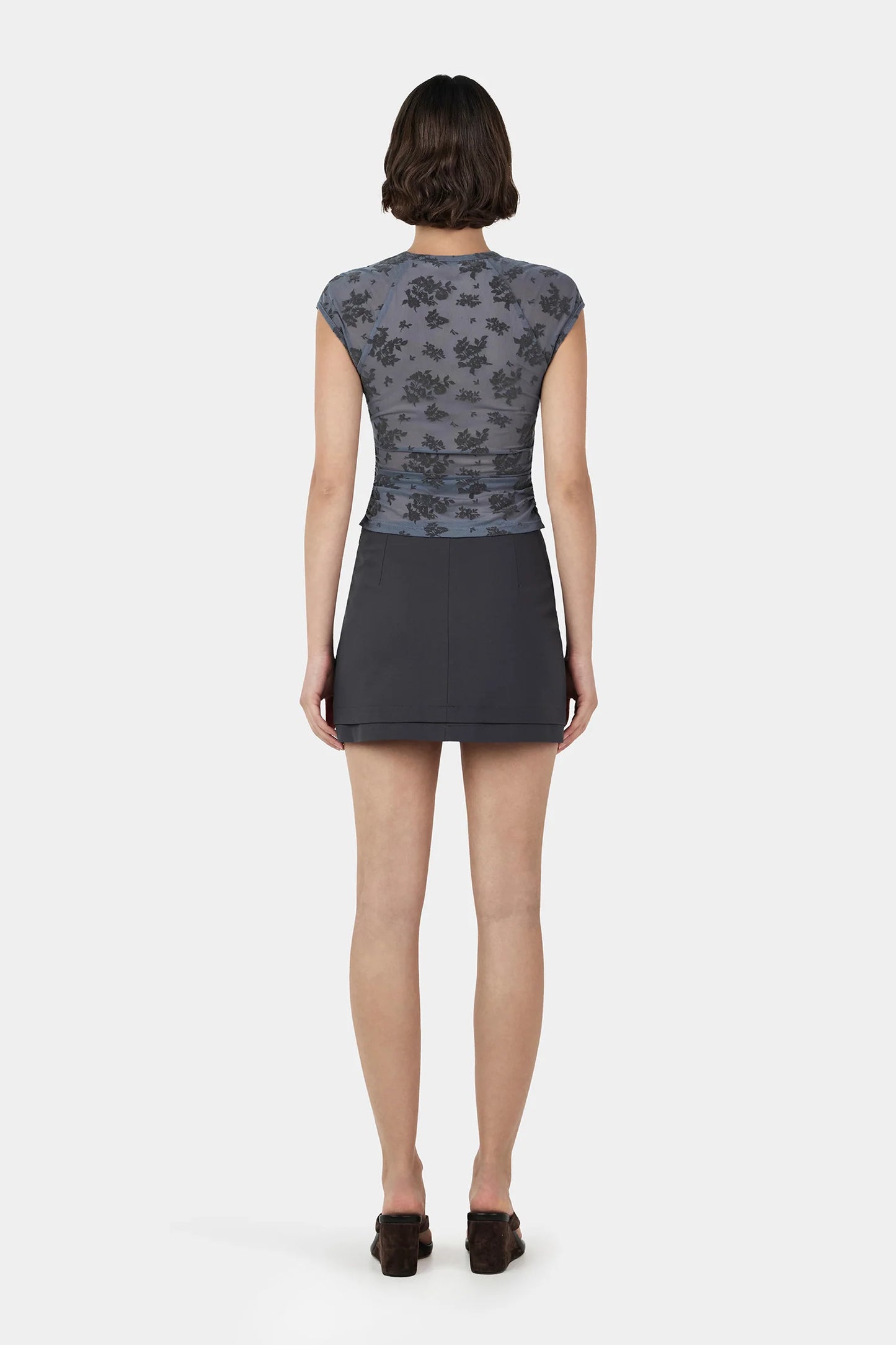 Ownley - Martha Baby Tee in Stormy