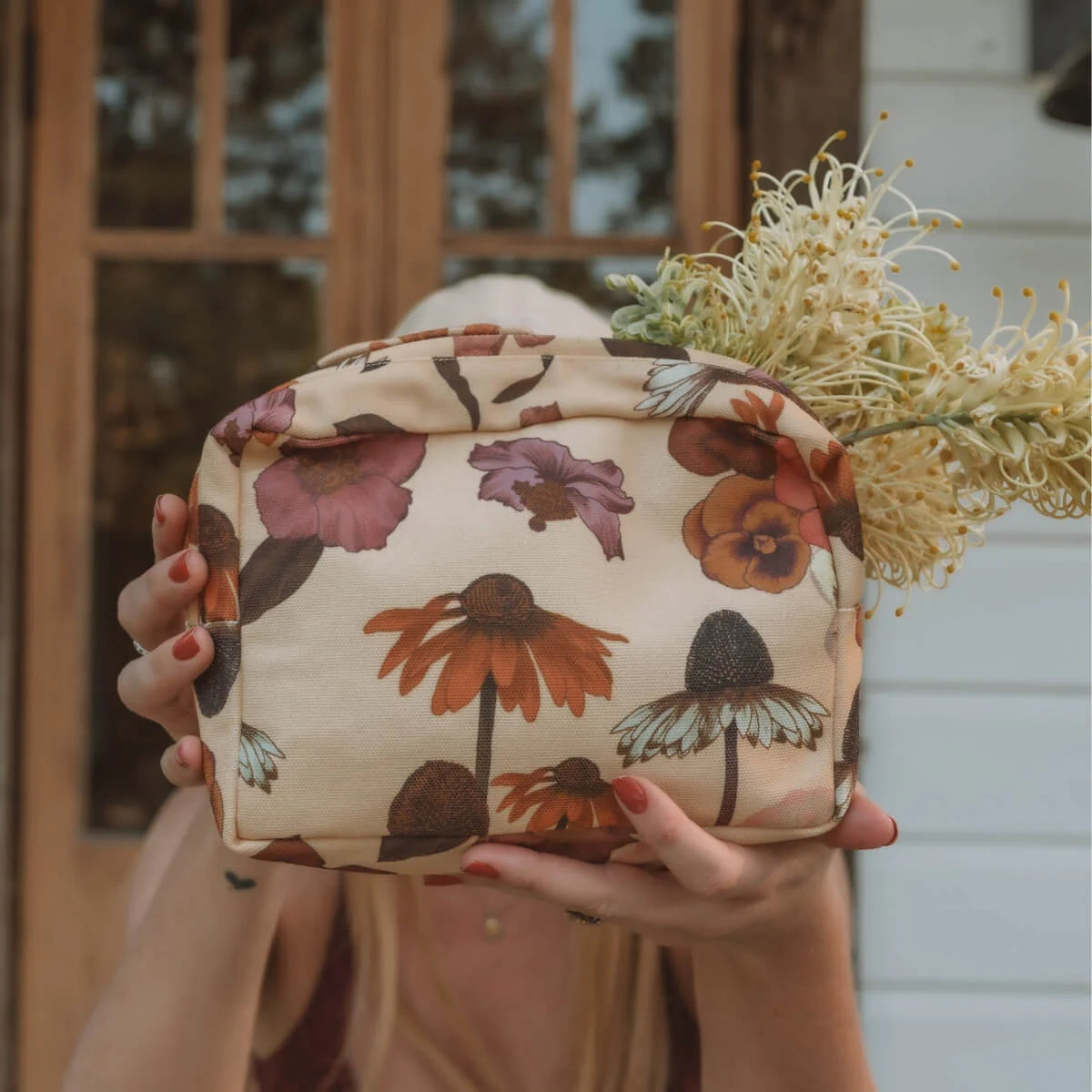 Wandering Folk - Glades Zip Bag in Chamomile