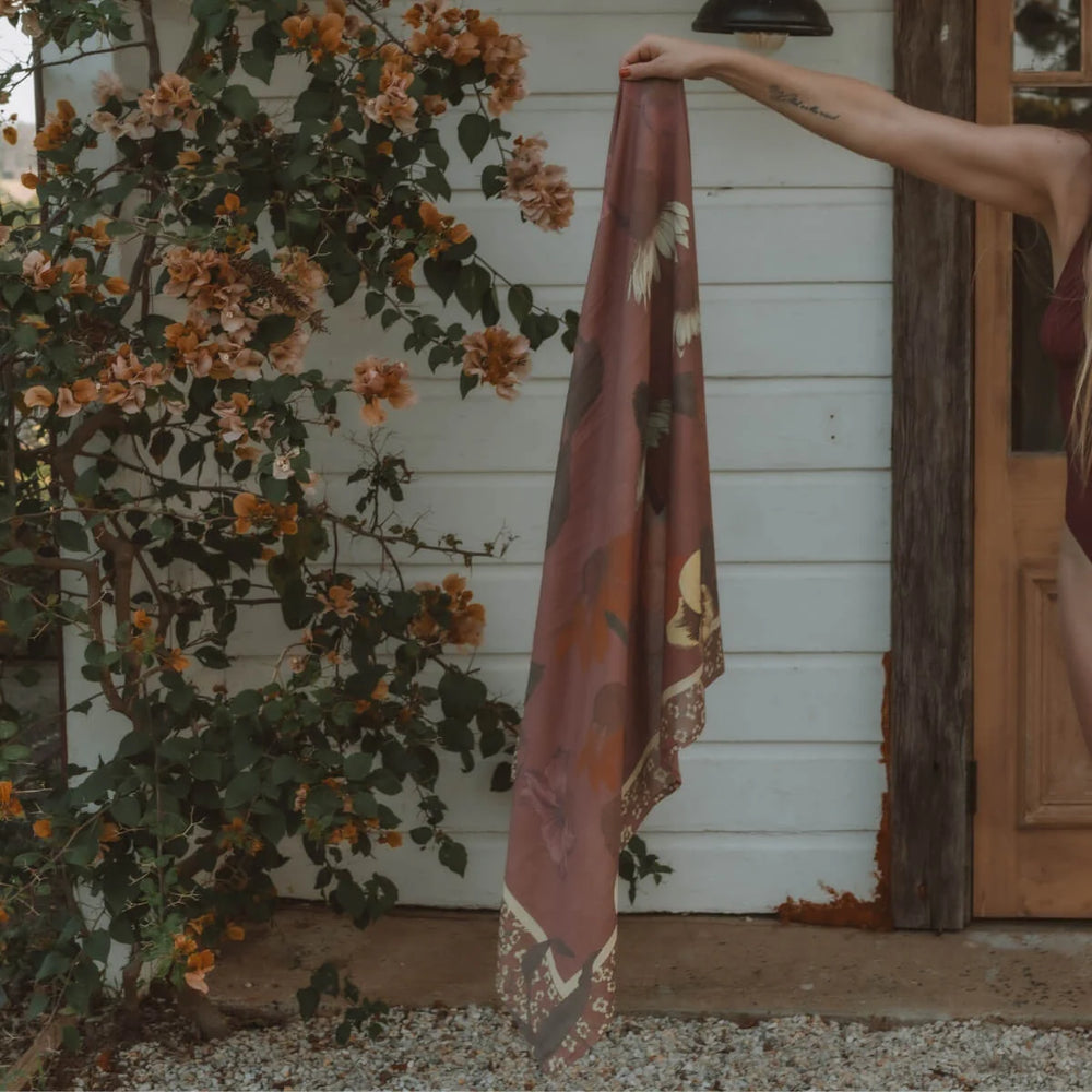 Wandering Folk - Glades Sarong in Cedar