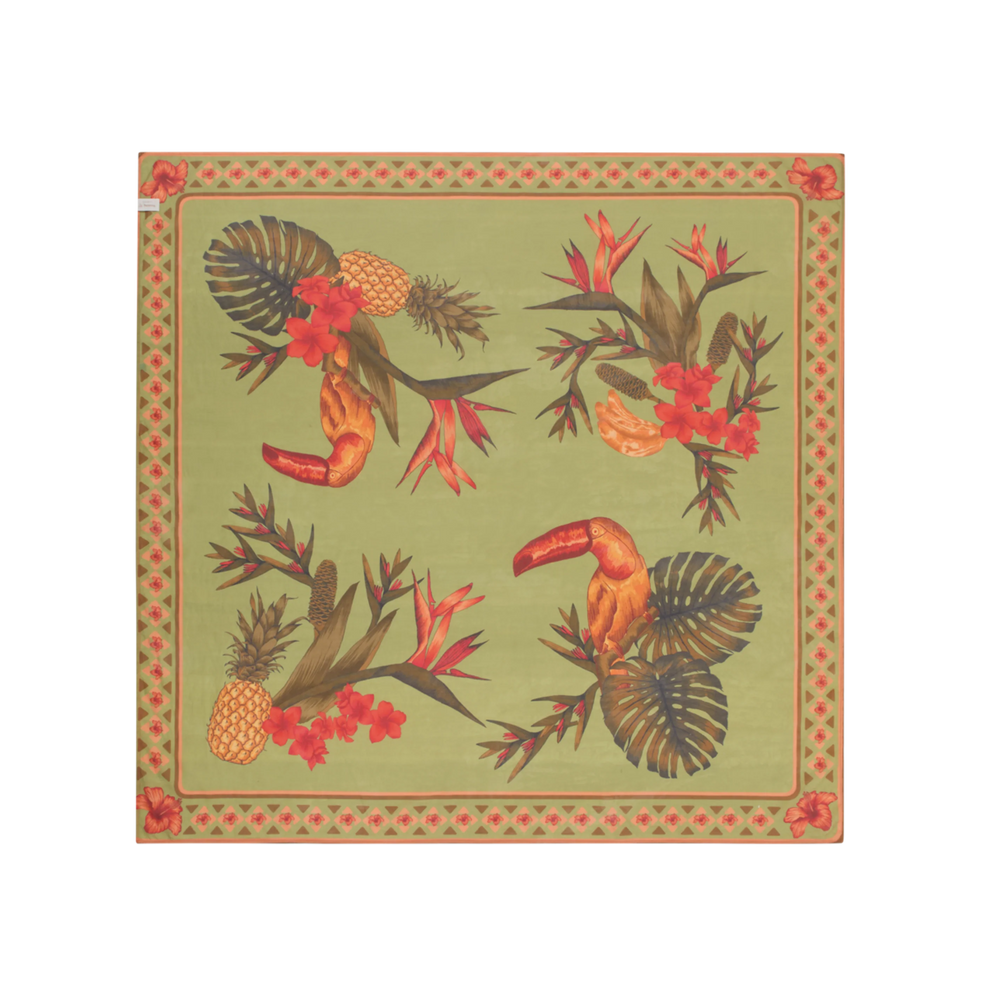 
                      
                        Wandering Folk - Cuban Sarong in Lime
                      
                    