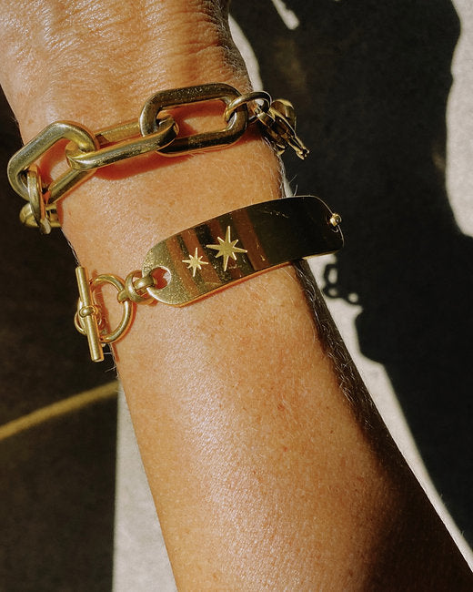 Margaux Lee - Heart On My Sleeve Bracelet in Gold
