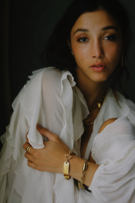 Margaux Lee - Heart On My Sleeve Bracelet in Gold