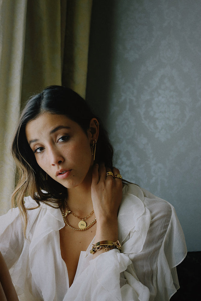 Margaux Lee - Travellers Charm Necklace in Gold