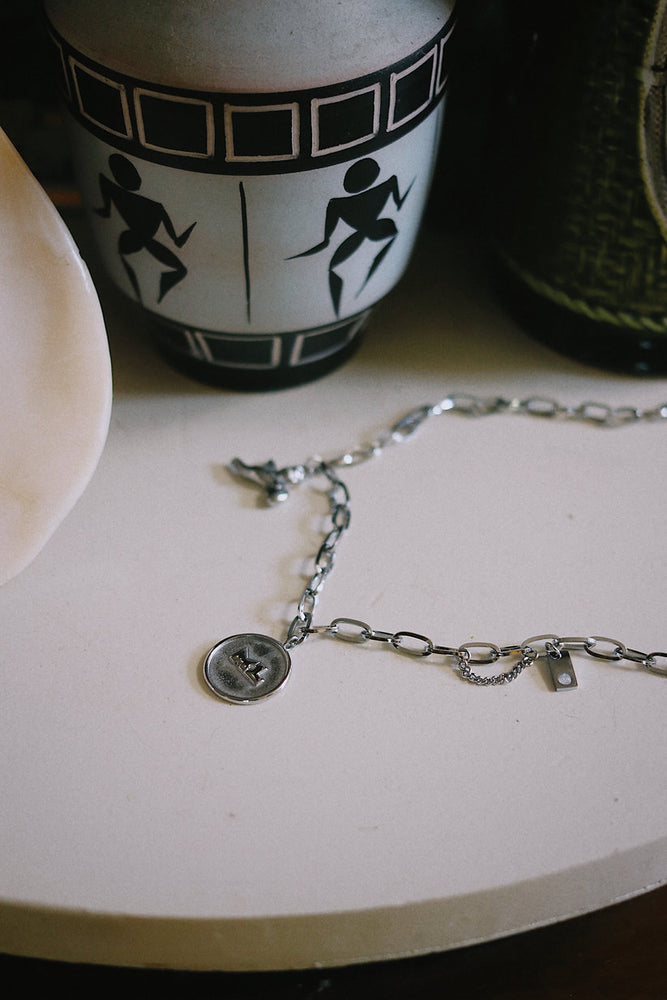 
                      
                        Margaux Lee - Travellers Charm Necklace in Silver
                      
                    