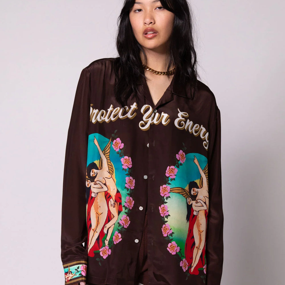 Something Very Special - Silk Mocha Guardian Angels Long Sleeve Shirt