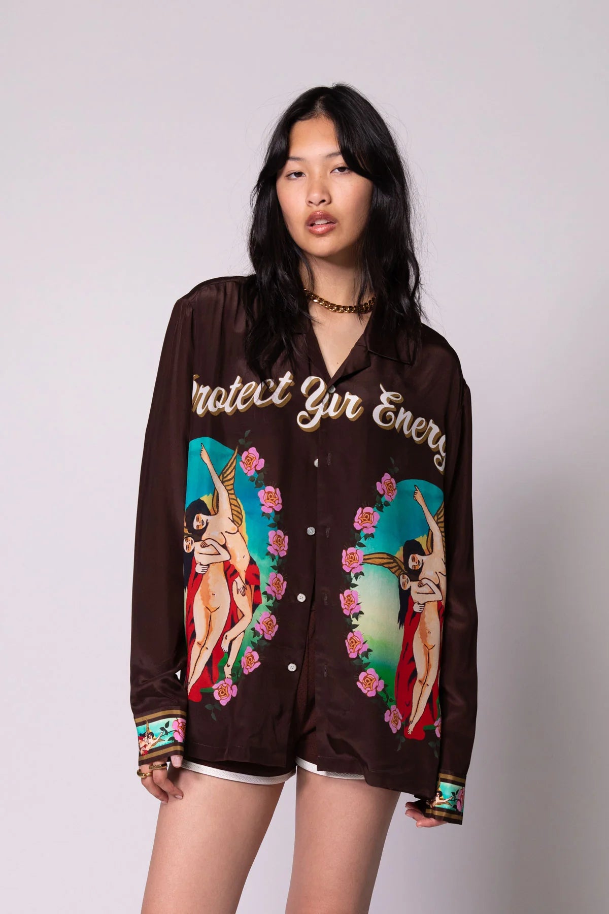 Something Very Special - Silk Mocha Guardian Angels Long Sleeve Shirt