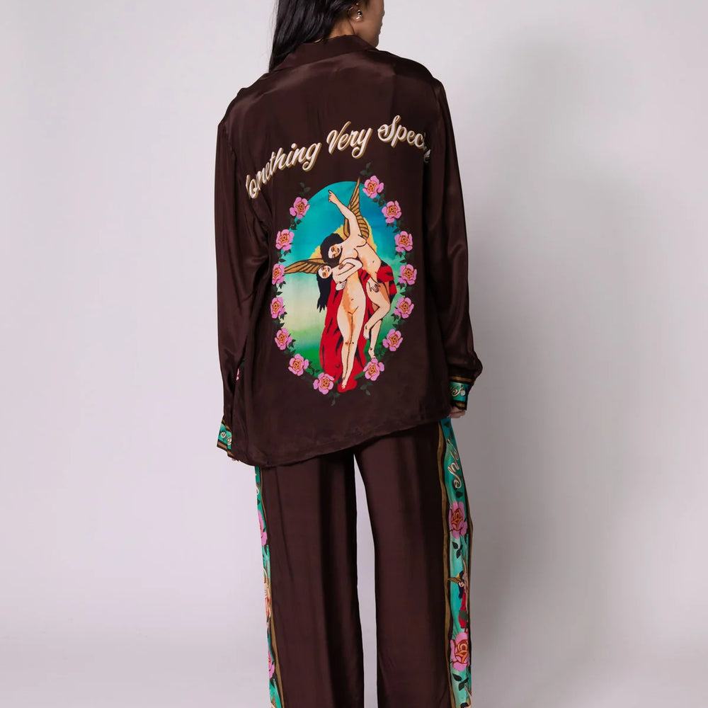 Something Very Special - Silk Mocha Guardian Angels Long Sleeve Shirt