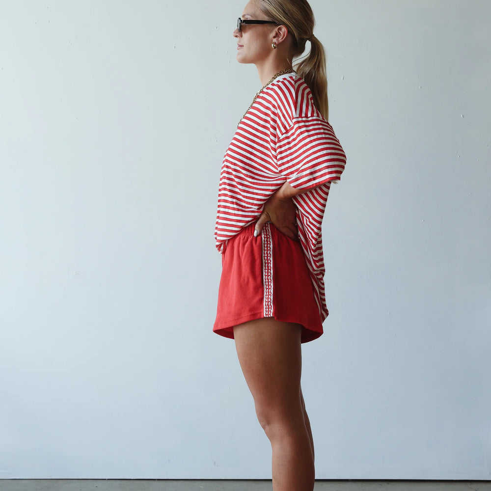 
                      
                        By Billie - Pool Bar Shorts in Red
                      
                    