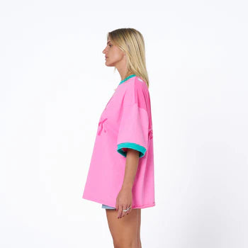 Hibiscus Hotel - Vacay All Day Oversized Tee