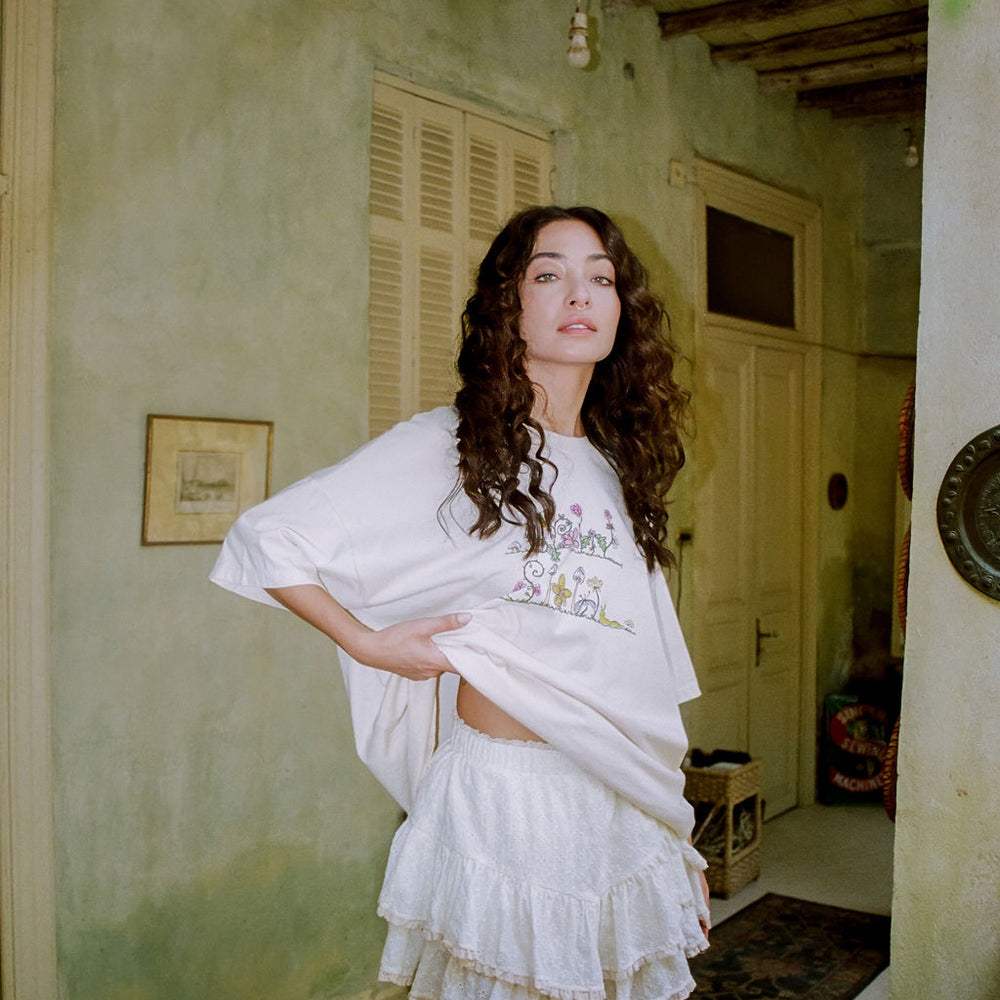 Kinga Csilla - Kaya Anglaise Frill Skort