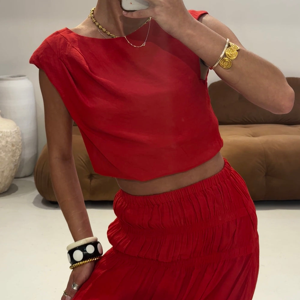 Emte - Rosetta Top in Chilli