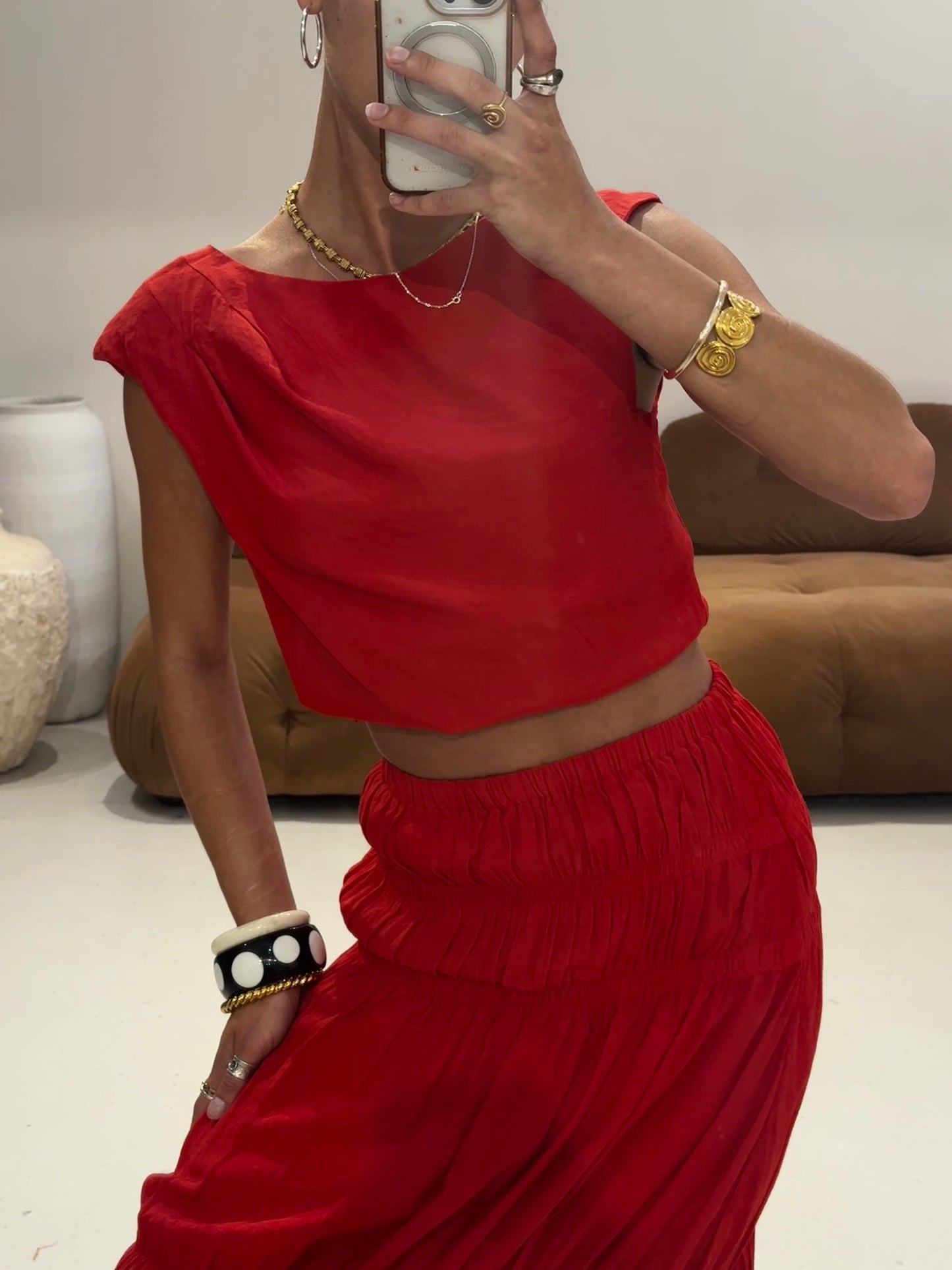 Emte - Rosetta Top in Chilli