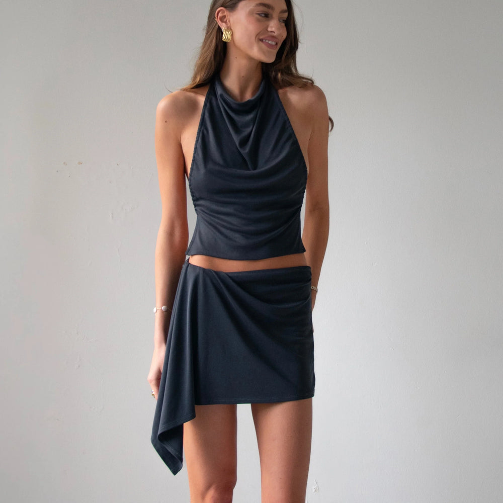 Saint Sebastian Studio - Asym Drape Skirt