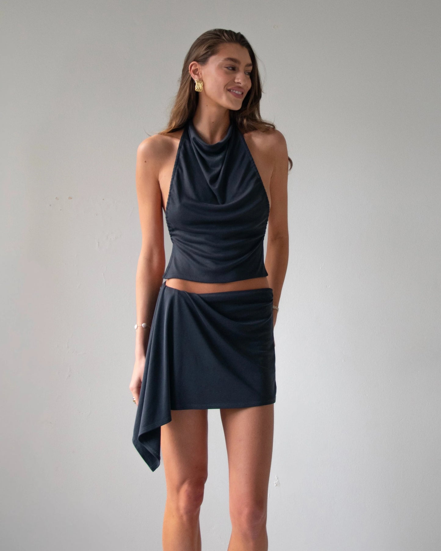 Saint Sebastian Studio - Asym Drape Skirt