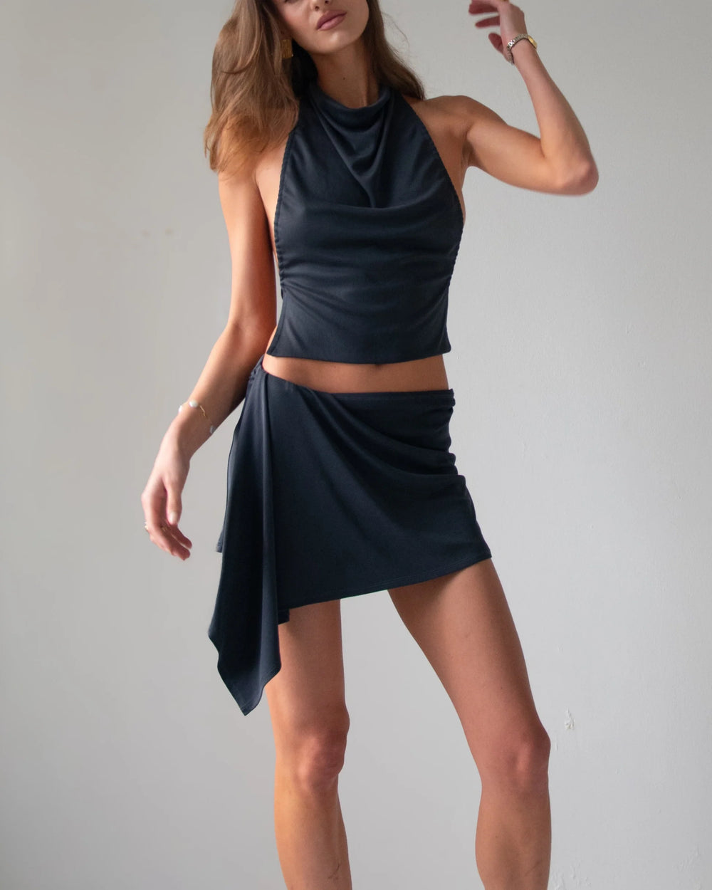 Saint Sebastian Studio - Asym Drape Skirt