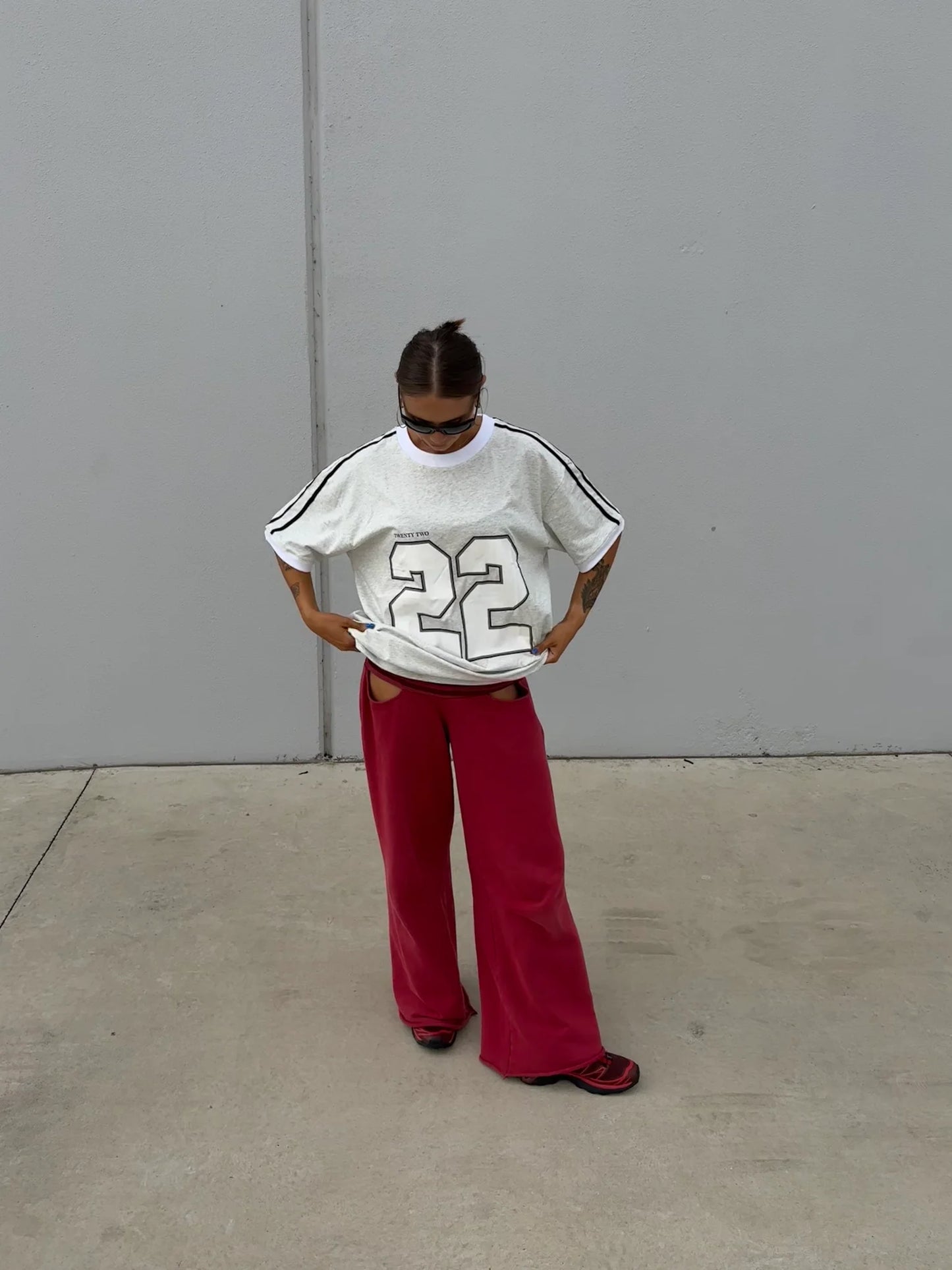 SSAINT - Twenty Two Tee in Grey