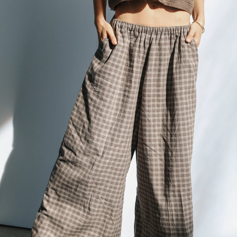 Bare Road - Ivy Pant in Maple Gingham