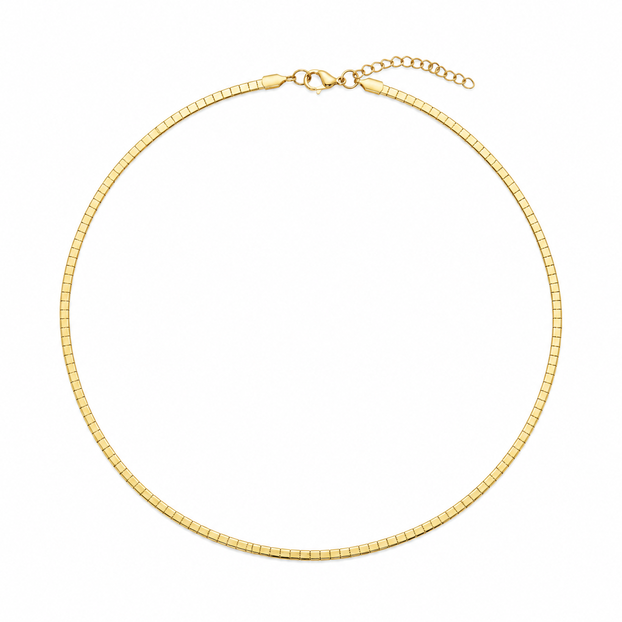 We Are Emte- Thin Slinky Choker in Gold