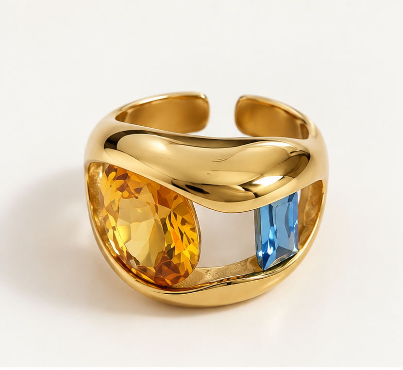 We Are Emte - Matisse Ring in 18k Gold Plated Gold